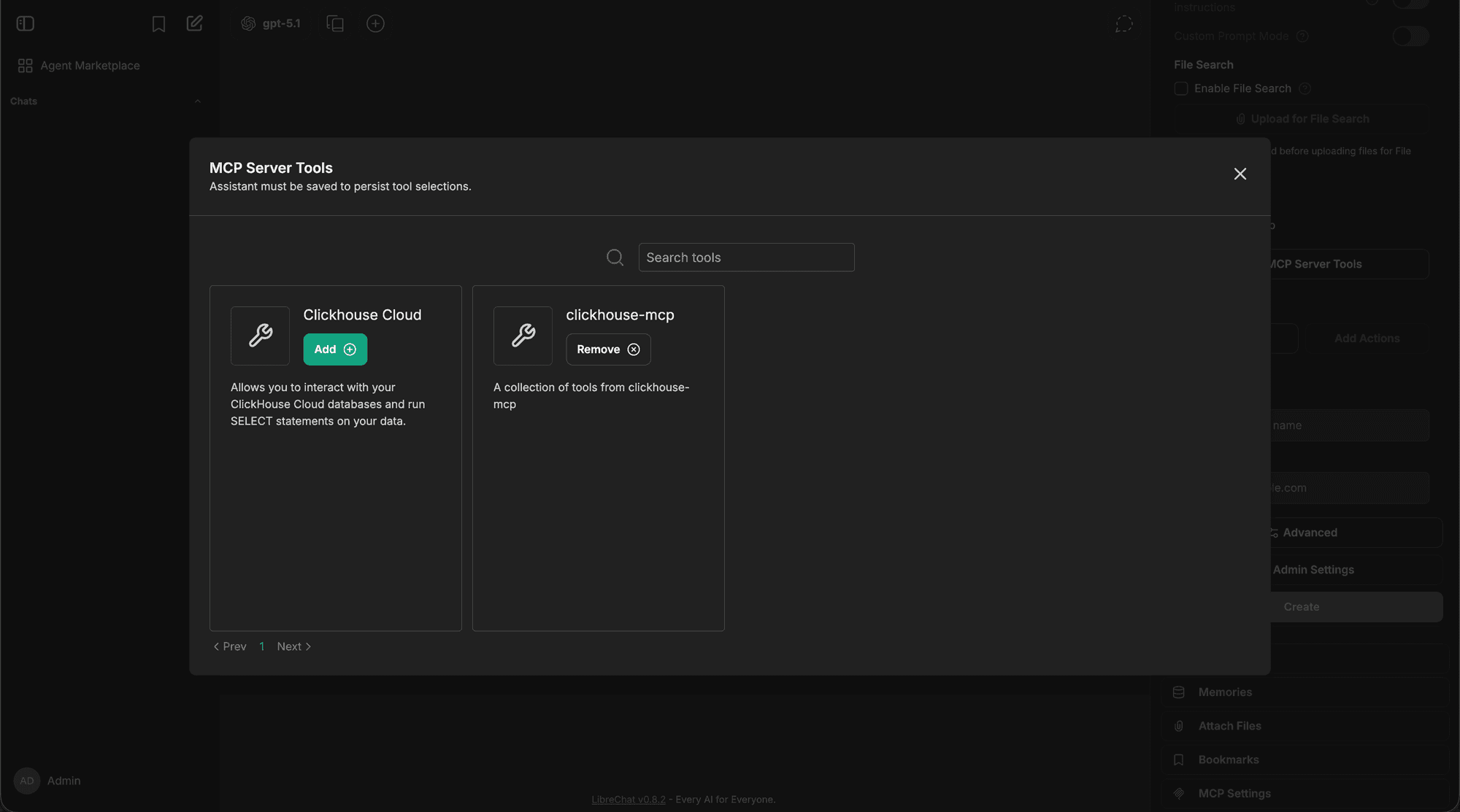 MCP Tools in Agent Builder