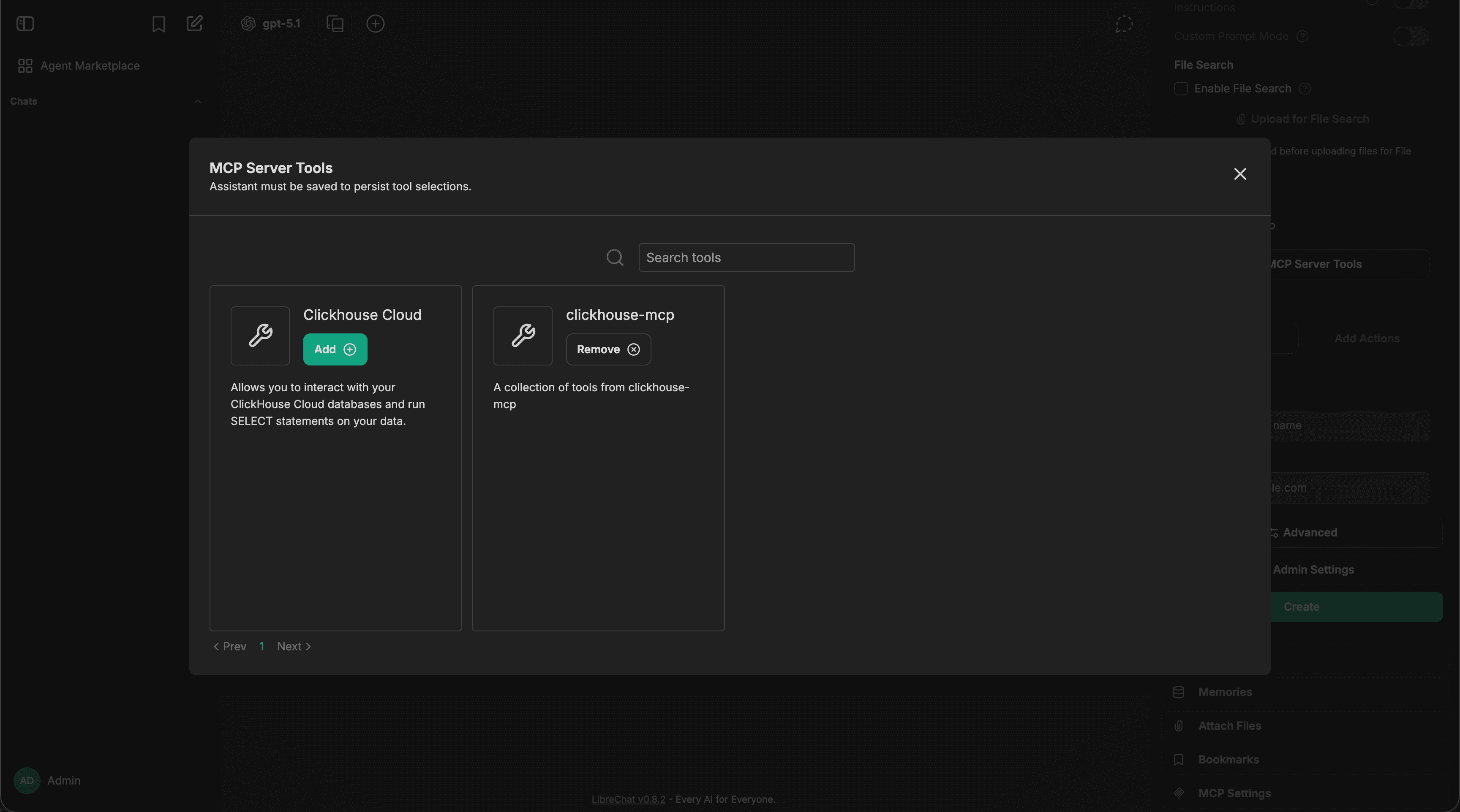 MCP Tools in Agent Builder