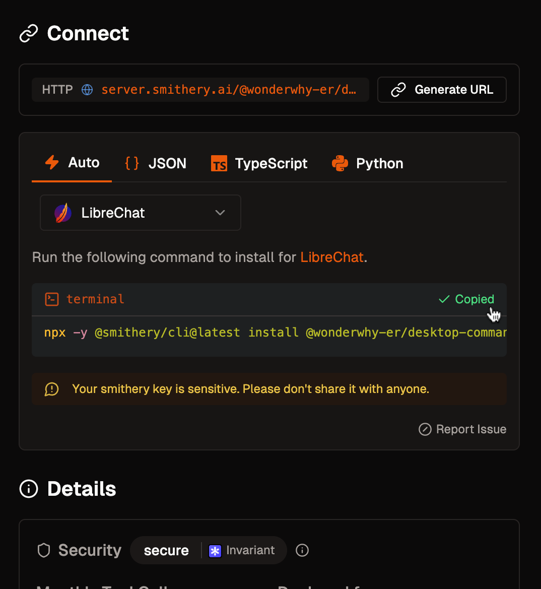 Installation Command