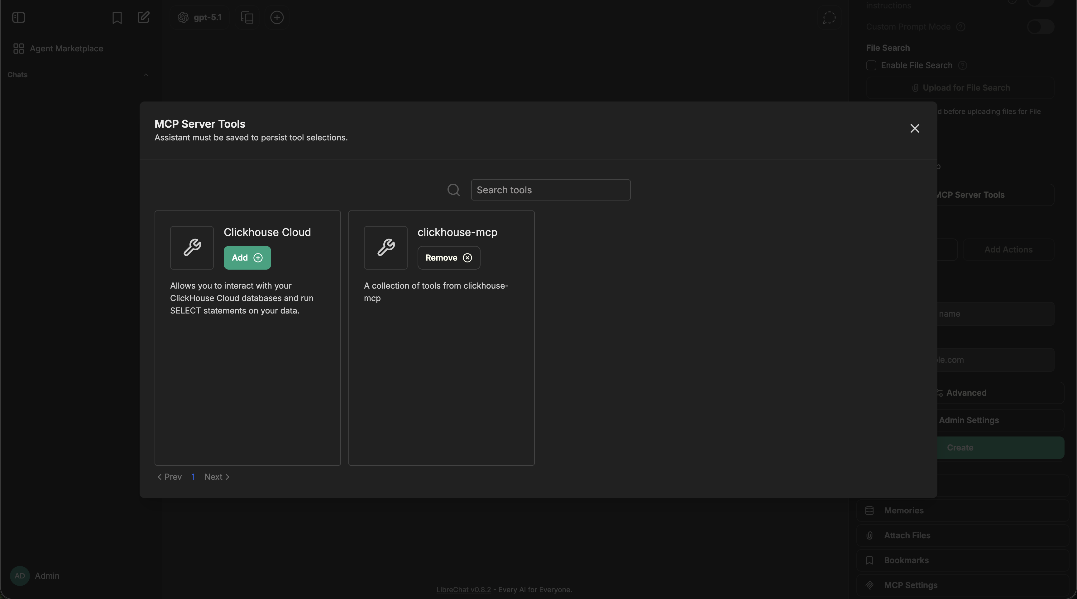 MCP Tools in Agent Builder